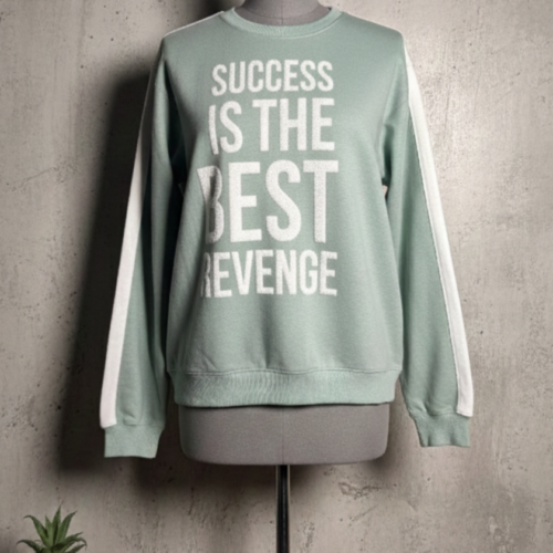 Mint Breeze fleece sweat shirt